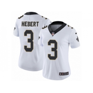 Women's Nike New Orleans Saints #3 Bobby Hebert Vapor Untouchable Limited White NFL Jersey