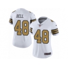 Women's Nike New Orleans Saints #48 Vonn Bell Limited White Rush NFL Jersey