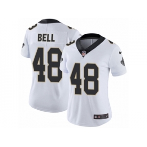 Women's Nike New Orleans Saints #48 Vonn Bell Vapor Untouchable Limited White NFL Jersey