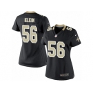 Women's Nike New Orleans Saints #56 A.J. Klein Limited Black Team Color NFL Jersey