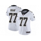 Women's Nike New Orleans Saints #77 Willie Roaf Vapor Untouchable Limited White NFL Jersey