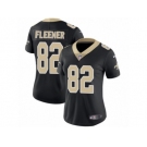 Women's Nike New Orleans Saints #82 Coby Fleener Vapor Untouchable Limited Black Team Color NFL Jersey