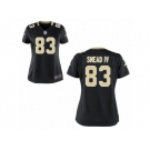 Women's Nike New Orleans Saints #83 Willie Snead IV Black Team Color NFL Jersey