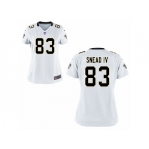 Women's Nike New Orleans Saints #83 Willie Snead IV White NFL Jersey