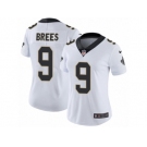 Women's Nike New Orleans Saints #9 Drew Brees Vapor Untouchable Limited White NFL Jersey