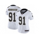 Women's Nike New Orleans Saints #91 Trey Hendrickson Vapor Untouchable Limited White NFL Jersey