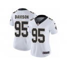 Women's Nike New Orleans Saints #95 Tyeler Davison Vapor Untouchable Limited White NFL Jersey