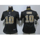 nike women nfl jerseys new orleans saints #10 cooks black[Strobe Limited]