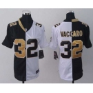 nike women nfl jerseys new orleans saints #32 vaccaro white-black[nike split][vaccaro]