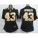 nike women nfl jerseys new orleans saints #43 sproles black[nike]