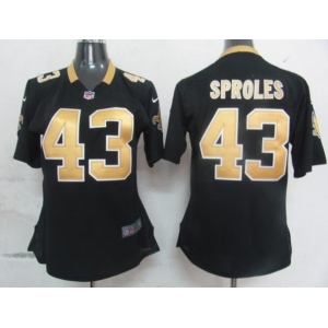 nike women nfl jerseys new orleans saints #43 sproles black[nike]
