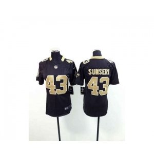 nike women nfl jerseys new orleans saints #43 sunseri black[nike][sunseri]