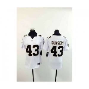 nike women nfl jerseys new orleans saints #43 sunseri white[nike][sunseri]