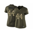 nike women nfl jerseys new orleans saints #44 kikaha army green[nike Limited Salute To Service]