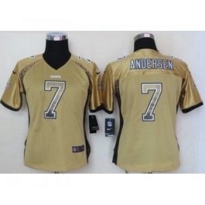 nike women nfl jerseys new orleans saints #7 morten andersen gold[Elite drift fashion]