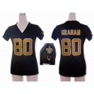 nike women nfl jerseys new orleans saints #80 graham black[draft him ii top]