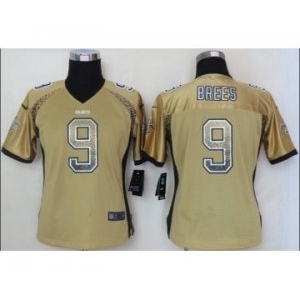 nike women nfl jerseys new orleans saints #9 drew brees gold[Elite drift fashion]