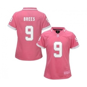 nike women nfl jerseys new orleans saints #9 drew brees pink[nike 2015]