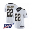Youth New Orleans Saints #22 Chauncey Gardner-Johnson White Vapor Untouchable Limited Player 100th Season Football Jersey