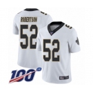 Youth New Orleans Saints #52 Craig Robertson White Vapor Untouchable Limited Player 100th Season Football Jersey
