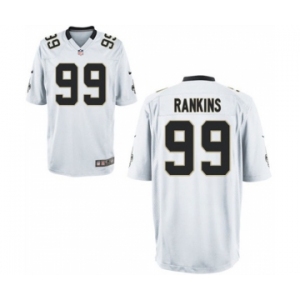 Youth New Orleans Saints #99 Sheldon Rankins White Game Jersey