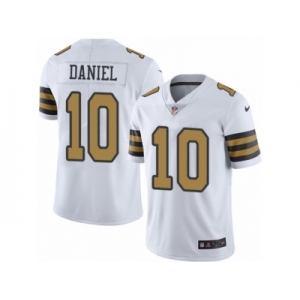 Youth Nike New Orleans Saints #10 Chase Daniel Limited White Rush NFL Jersey
