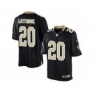 Youth Nike New Orleans Saints #20 Marshon Lattimore Limited Black Team Color NFL Jersey