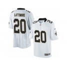 Youth Nike New Orleans Saints #20 Marshon Lattimore Limited White NFL Jersey