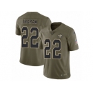 Youth Nike New Orleans Saints #22 Mark Ingram Limited Olive 2017 Salute to Service NFL Jersey