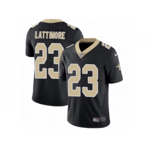 Youth Nike New Orleans Saints #23 Marshon Lattimore Black Team Color Vapor Untouchable Limited Player NFL Jersey