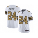 Youth Nike New Orleans Saints #24 Kyle Wilson Limited White Rush NFL Jersey