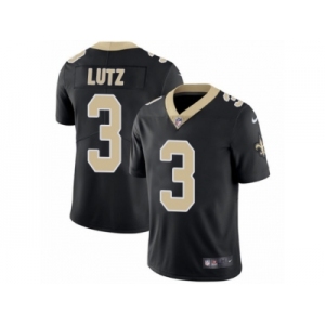 Youth Nike New Orleans Saints #3 Will Lutz Vapor Untouchable Limited Black Team Color NFL Jersey