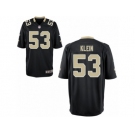 Youth Nike New Orleans Saints #53 A.J. Klein Game Black Team Color NFL Jersey