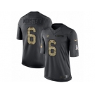 Youth Nike New Orleans Saints #6 Thomas Morstead Limited Black 2016 Salute to Service NFL Jersey