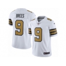 Youth Nike New Orleans Saints #9 Drew Brees Limited White Rush NFL Jersey