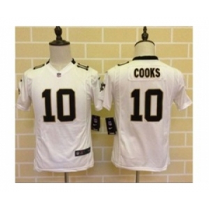 nike youth nfl jerseys new orleans saints #10 cooks white[nike][cooks]
