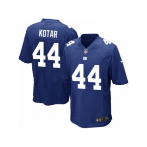 Men Nike New York Giants #44 Doug Kotar Game Royal Blue Team Color NFL Jersey