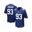 Men Nike New York Giants #93 B.J. Goodson Game Royal Blue Team Color NFL Jersey