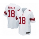 Men's New York Giants #18 Bennie Fowler Game White Football Jersey