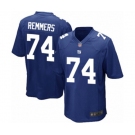 Men's New York Giants #74 Mike Remmers Game Royal Blue Team Color Football Jersey