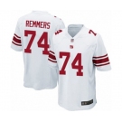 Men's New York Giants #74 Mike Remmers Game White Football Jersey