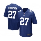 Men's Nike New York Giants #27 Darian Thompson Game Royal Blue Team Color NFL Jersey