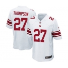 Men's Nike New York Giants #27 Darian Thompson Game White NFL Jersey