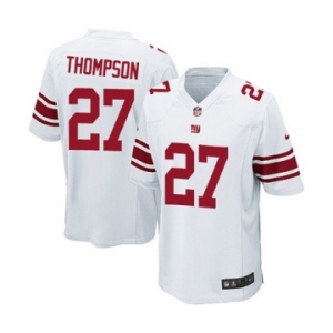 Men's Nike New York Giants #27 Darian Thompson Game White NFL Jersey