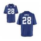 Men's Nike New York Giants #28 Eli Apple Game Royal Blue Team Color NFL Jersey