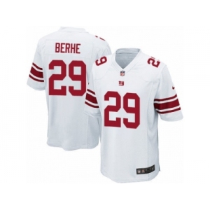 Men's Nike New York Giants #29 Nat Berhe Game White NFL Jersey