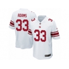 Men's Nike New York Giants #33 Andrew Adams Game White NFL Jersey