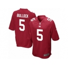 Men's Nike New York Giants #5 Randy Bullock Game Red Alternate NFL Jersey