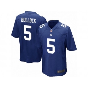 Men's Nike New York Giants #5 Randy Bullock Game Royal Blue Team Color NFL Jersey