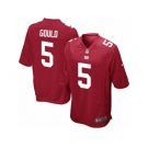 Men's Nike New York Giants #5 Robbie Gould Game Red Alternate NFL Jersey